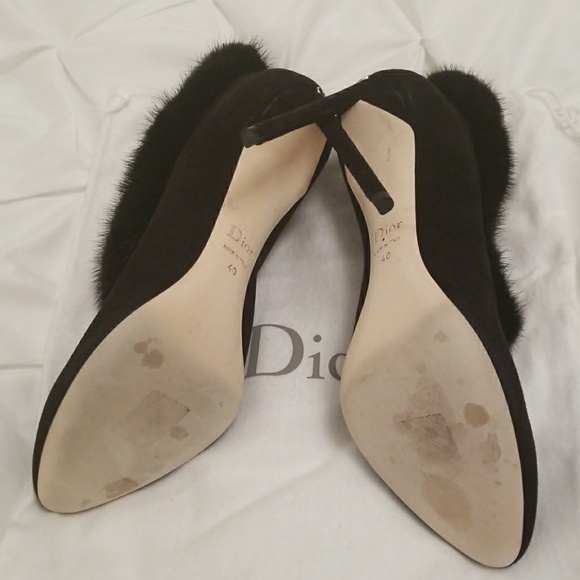 Christian Dior Fur and Suade Booties - Picture 4 of 4